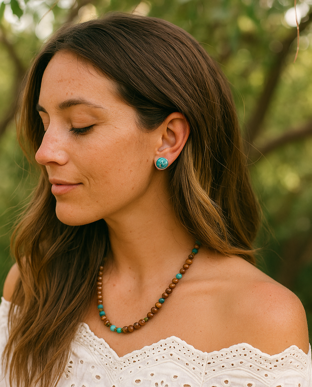 ARETES TURQUESAS