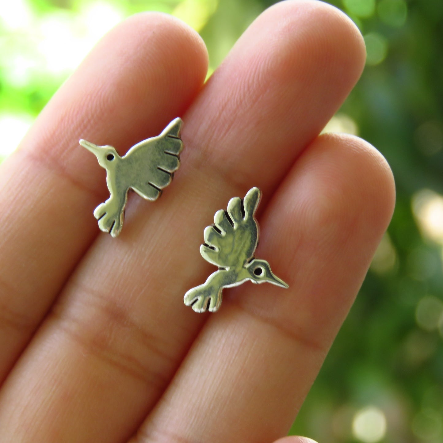 ARETES COLIBRÍ FELIZ