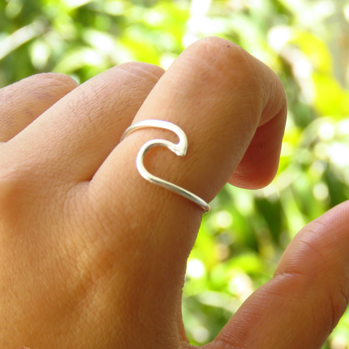 ANILLO OLA DE PLATA