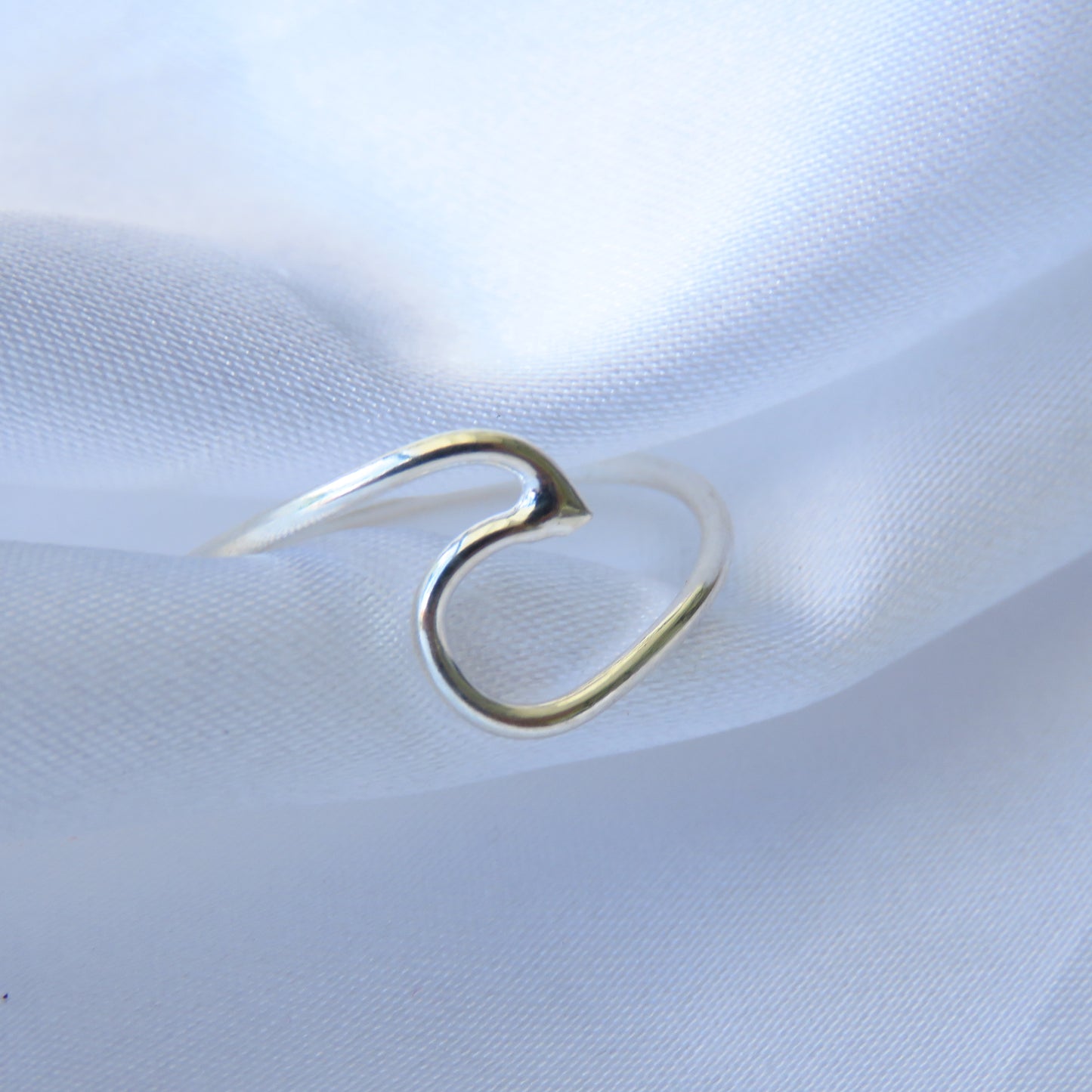 ANILLO OLA DE PLATA
