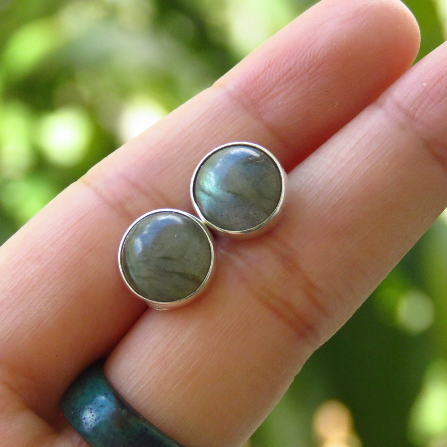 ARETES DE LABRADORITA