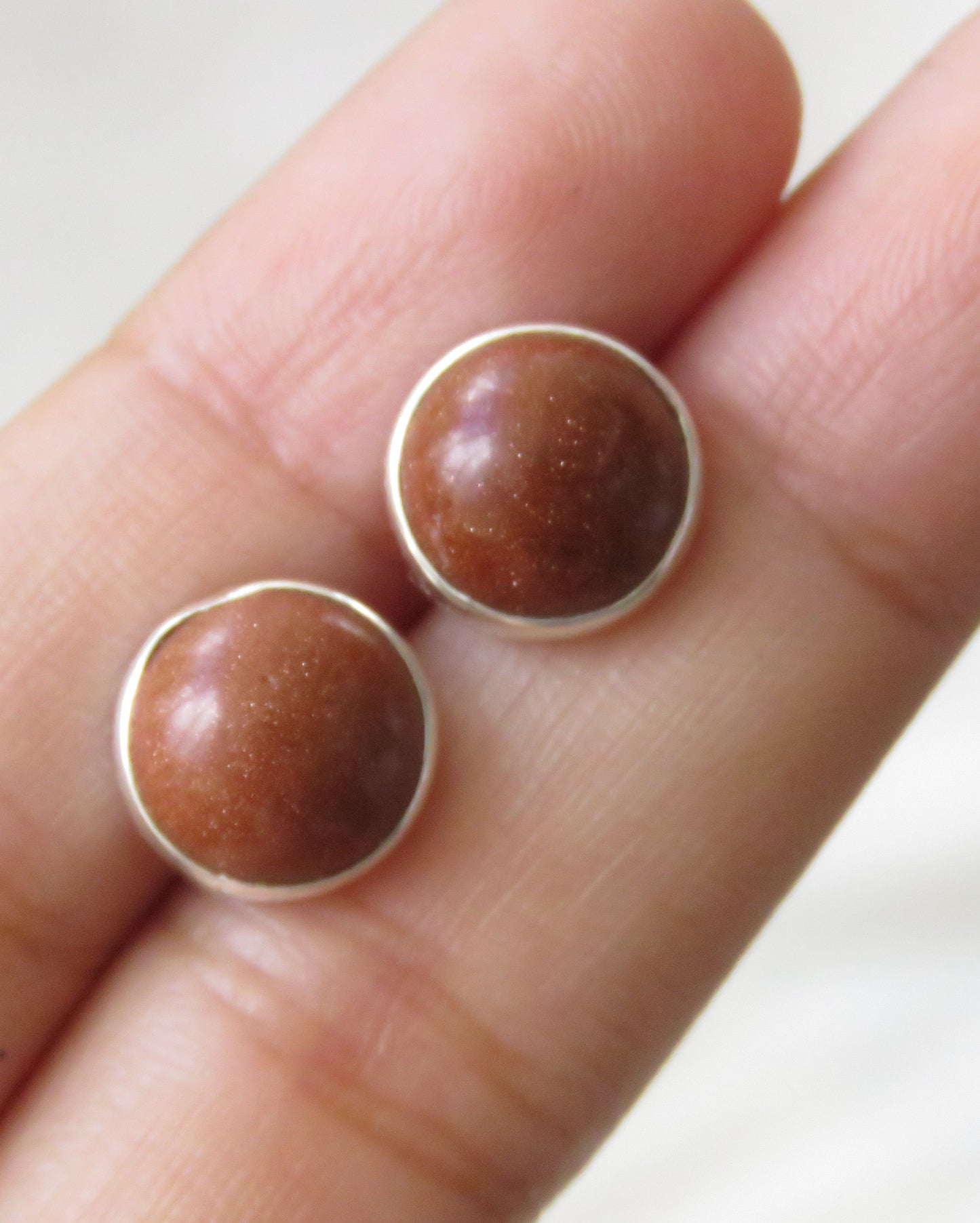 ARETES PEQUEÑA AVENTURINA