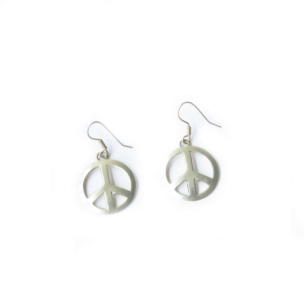 PENDIENTES HIPPIE DE PLATA