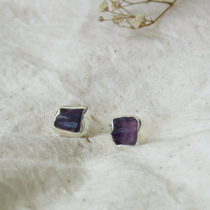 ARETES VIOLETA NATURAL