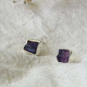 ARETES VIOLETA NATURAL