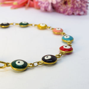 PULSERA OJITOS DE COLORES