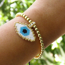 Cargar imagen en el visor de la galería, PULSERA OJO AZUL
