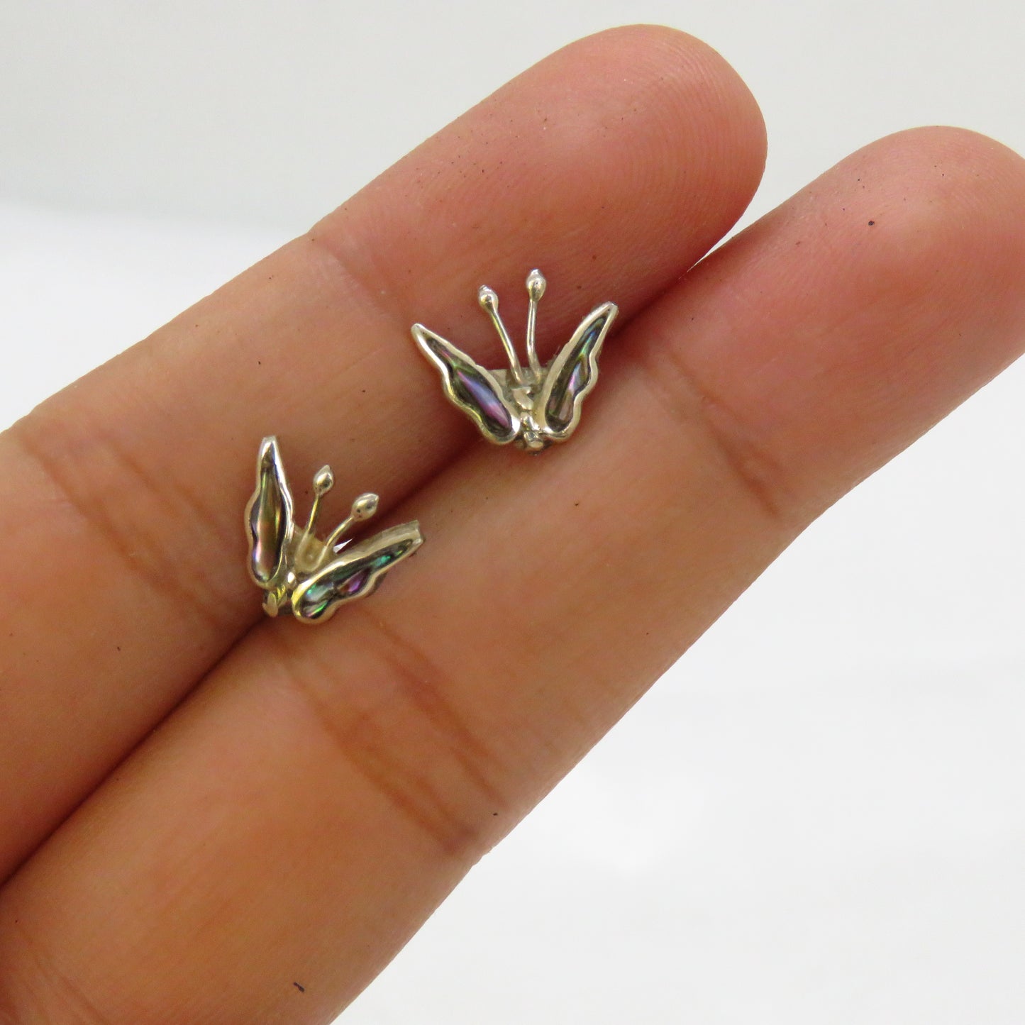 ARETES MARIPOSAS DE ABULÓN